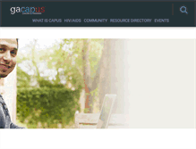 Tablet Screenshot of gacapus.com
